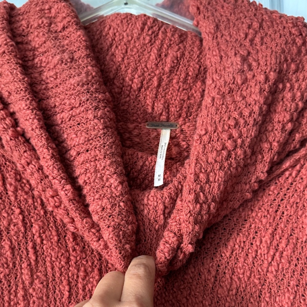 Cozy Red Textured Women's Sweater